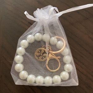 Tory Burch Pearl Keychain